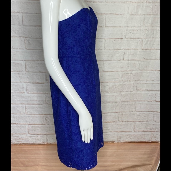 J Crew woman lace strapless Dress size 6 - Picture 2 of 5